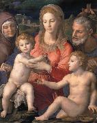 Agnolo Bronzino Holy Family with St  Anne and the infant china oil painting artist
